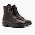 Logger Waxed Cacao Leather Boots