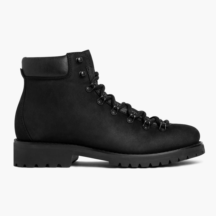 Commander Black Matte Leather Boots