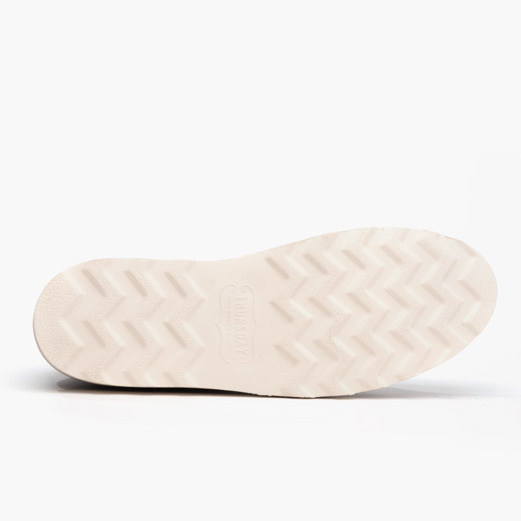 High-Traction Rubber Outsole & Lug Tread Pattern on Diplomat Black Leather Boots