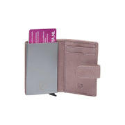 
Kaunas Full-Grain Leather Card Holder - Structured Side Profile Showing Gusset Depth & Expansion Capacity