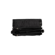 
Solid Antique Brass Hardware & Heavy-Duty Dual Zipper Detail on Laverton Full-Grain Leather Crossbody Bag