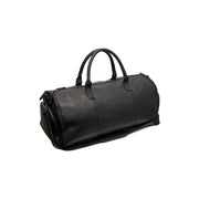 
Leather Garment Bag Finlay in Classic 100% Full-Grain Leather - Front Profile View & Tailored Silhouette | Buy Online