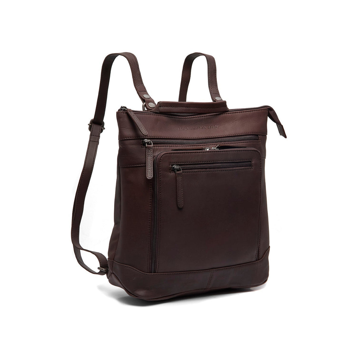 
Reinforced Leather Base with Protective Metal Studs Detail