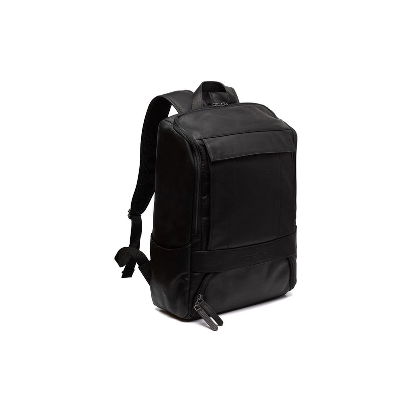 Rich Full-Grain Leather Laptop Backpack