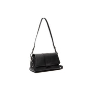 Clifden Full-Grain Leather Shoulder Bag in Classic 100% Full-Grain Leather - Full Exterior Front Profile View | Buy Online