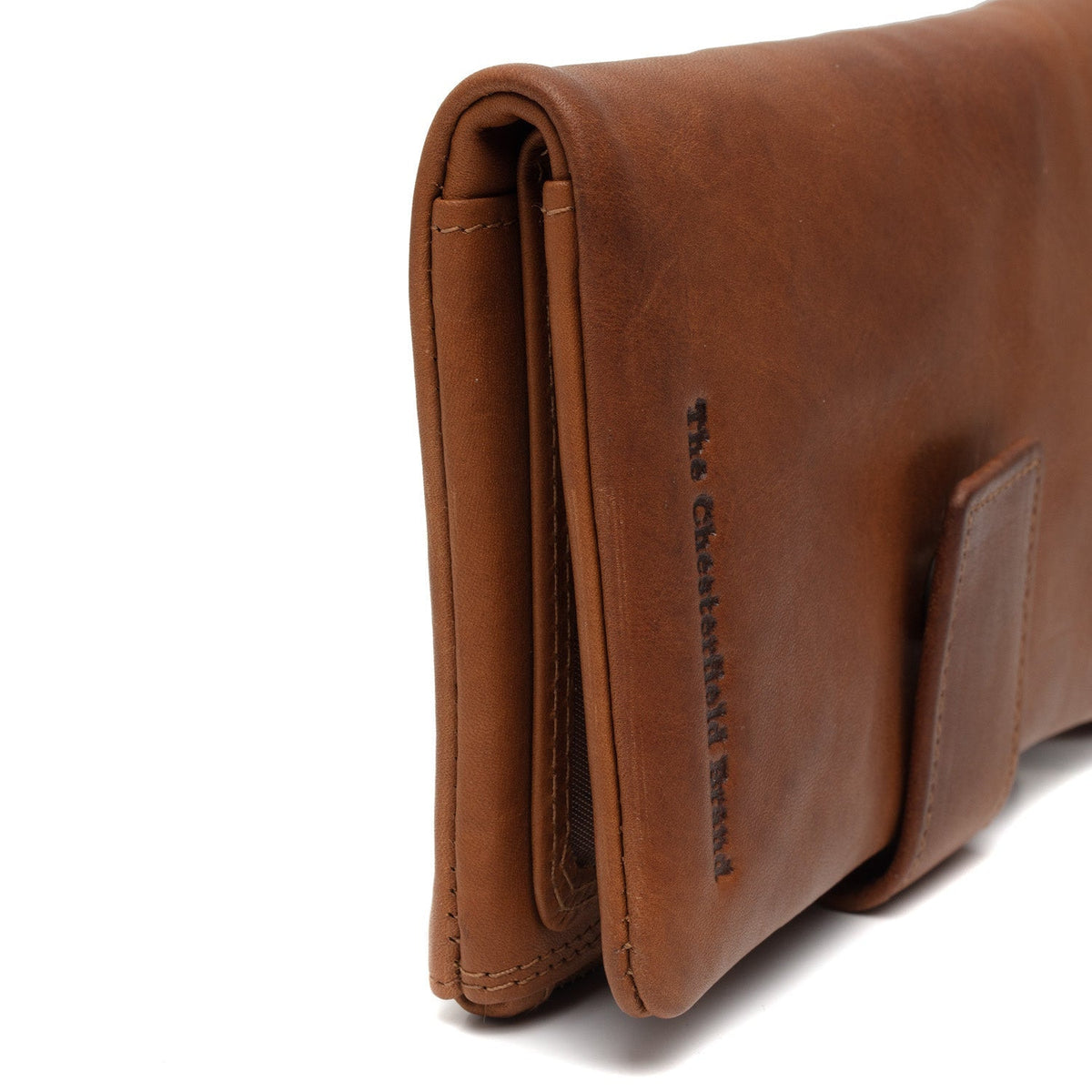 
Cognac Leather Wallet Landau, detail view 1