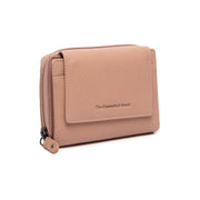 
Vintage Rose Leather Wallet Orveta, front view